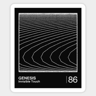 Genesis / Minimalist Graphic Design Fan Artwork Sticker